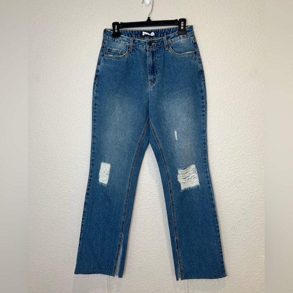 NWT Avec Les Filles Distressed Jeans, 28